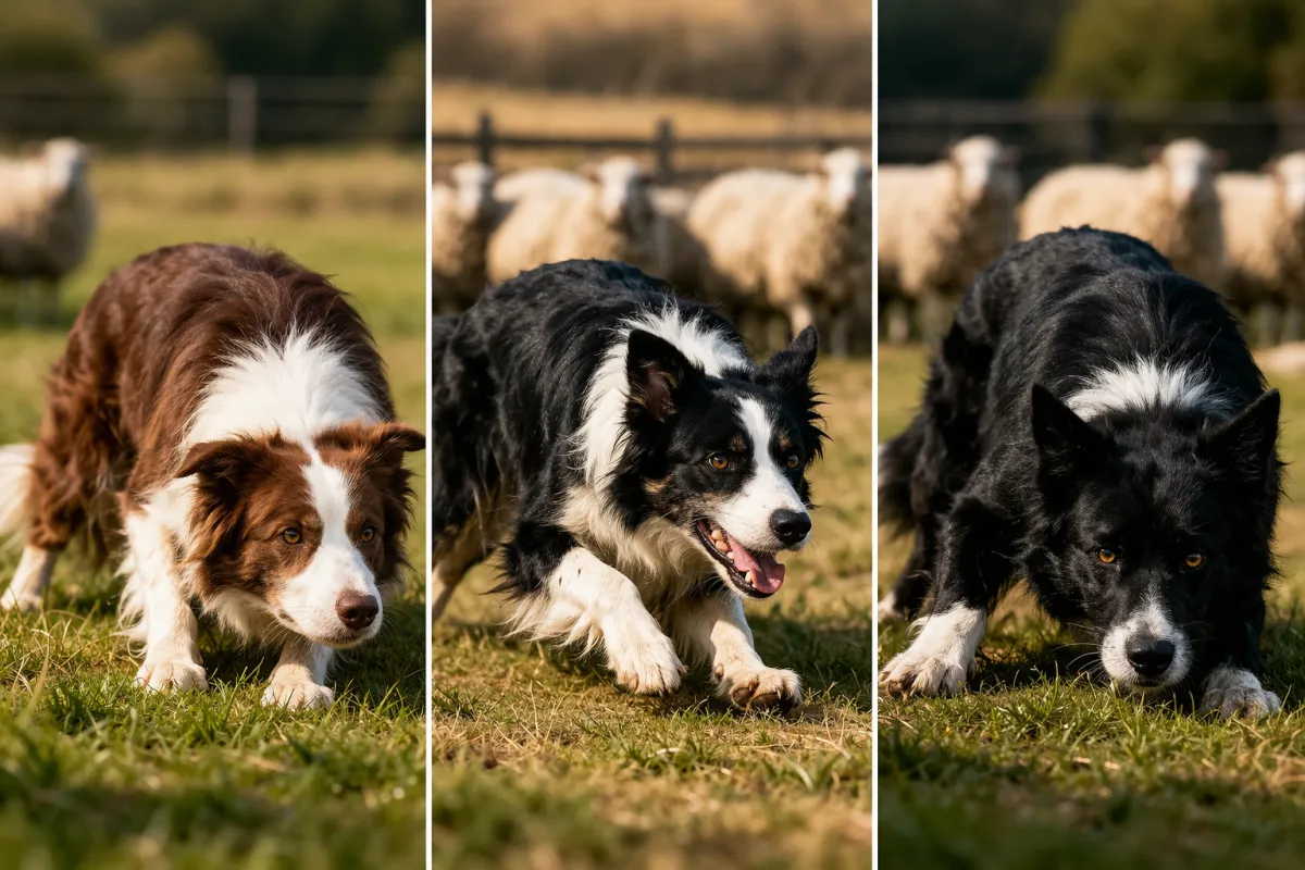 3 styles of stock dogs
