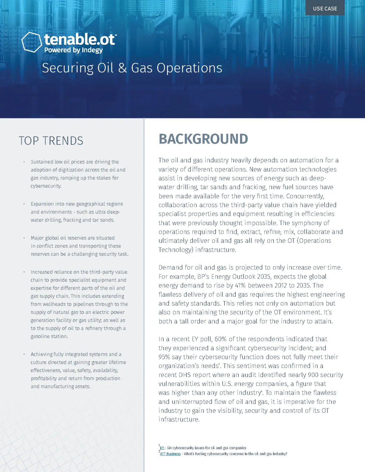 Case Study: Securing Oil & Gas Operations with Tenable.ot