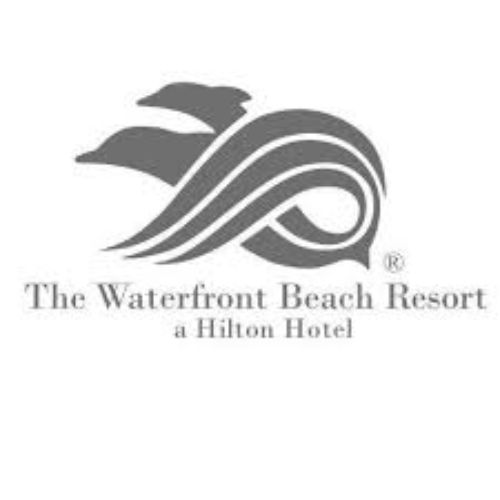 Hilton waterfront in Huntington Beach logo