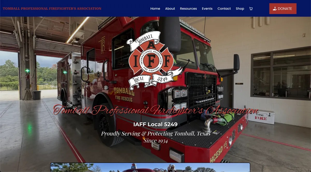 Tomball Professional Firefighter's Association Homepage