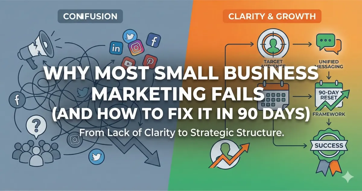 Why Most Small Business Marketing Fails (And How to Fix It in 90 Days)