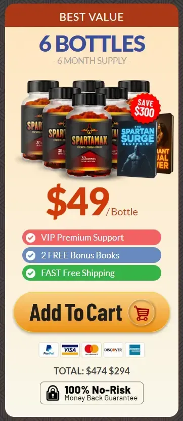 Buy Spartamax 6 bottles