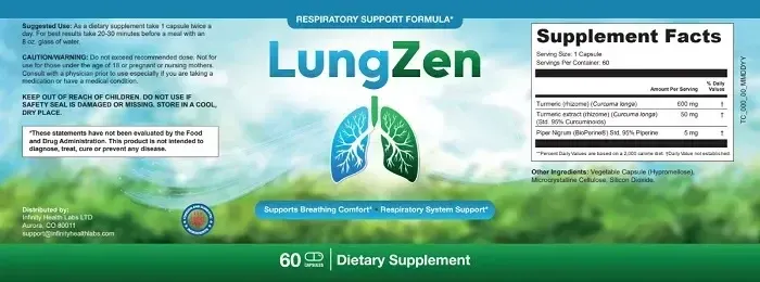 LungZen Supplement Facts