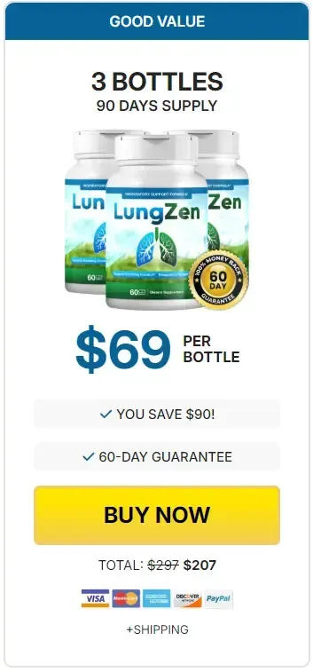 LungZen 3bottles Price