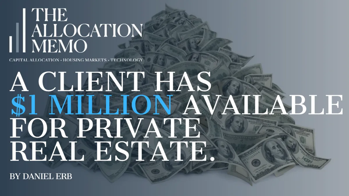 New Four funds. Three allocations. One client constraint.