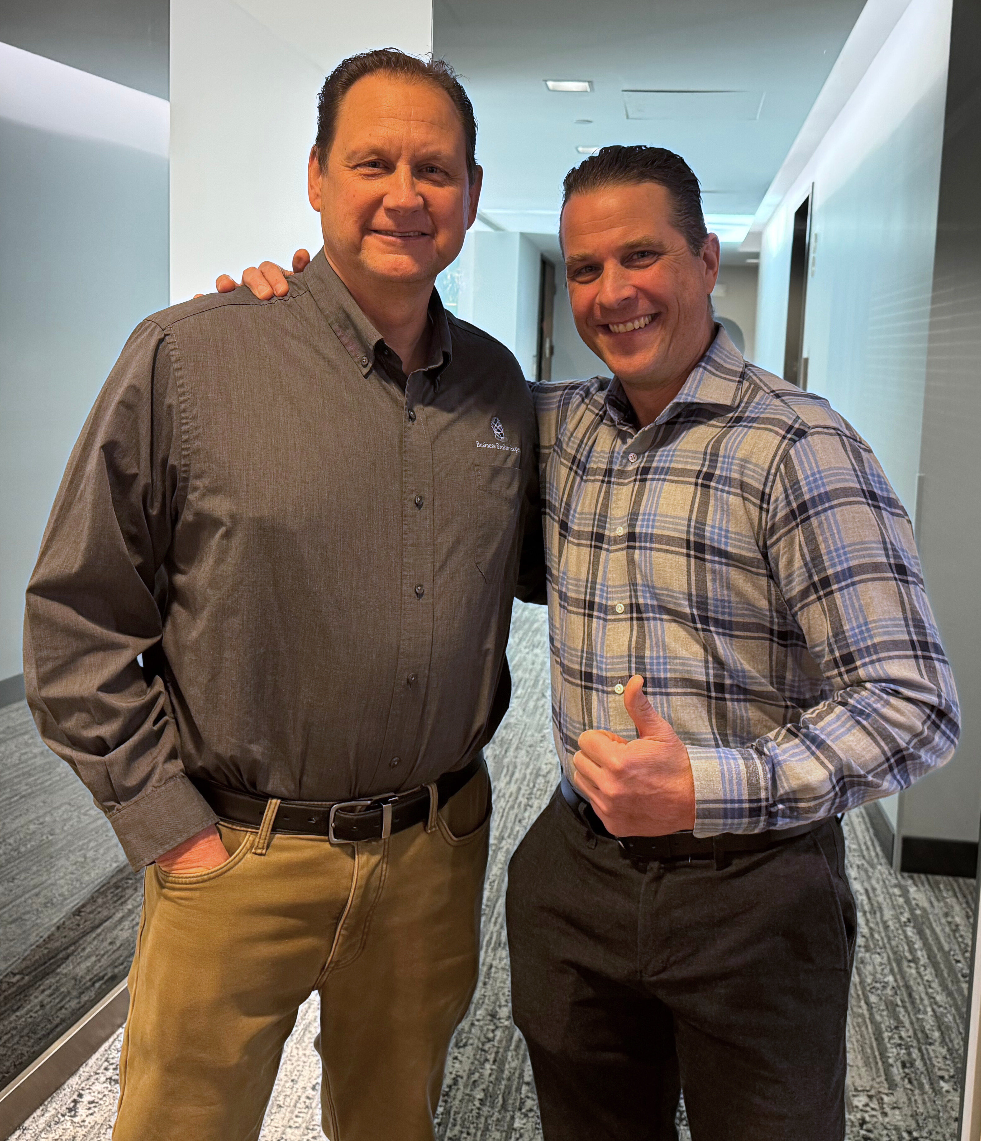 Jim Beno and Jamie Lendway