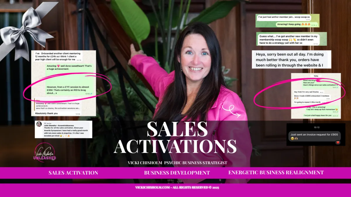 Sales Activation for 6 figure CEO's