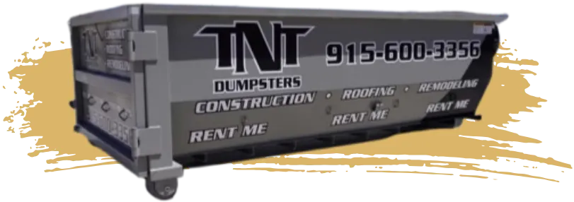 15-yard dumpster