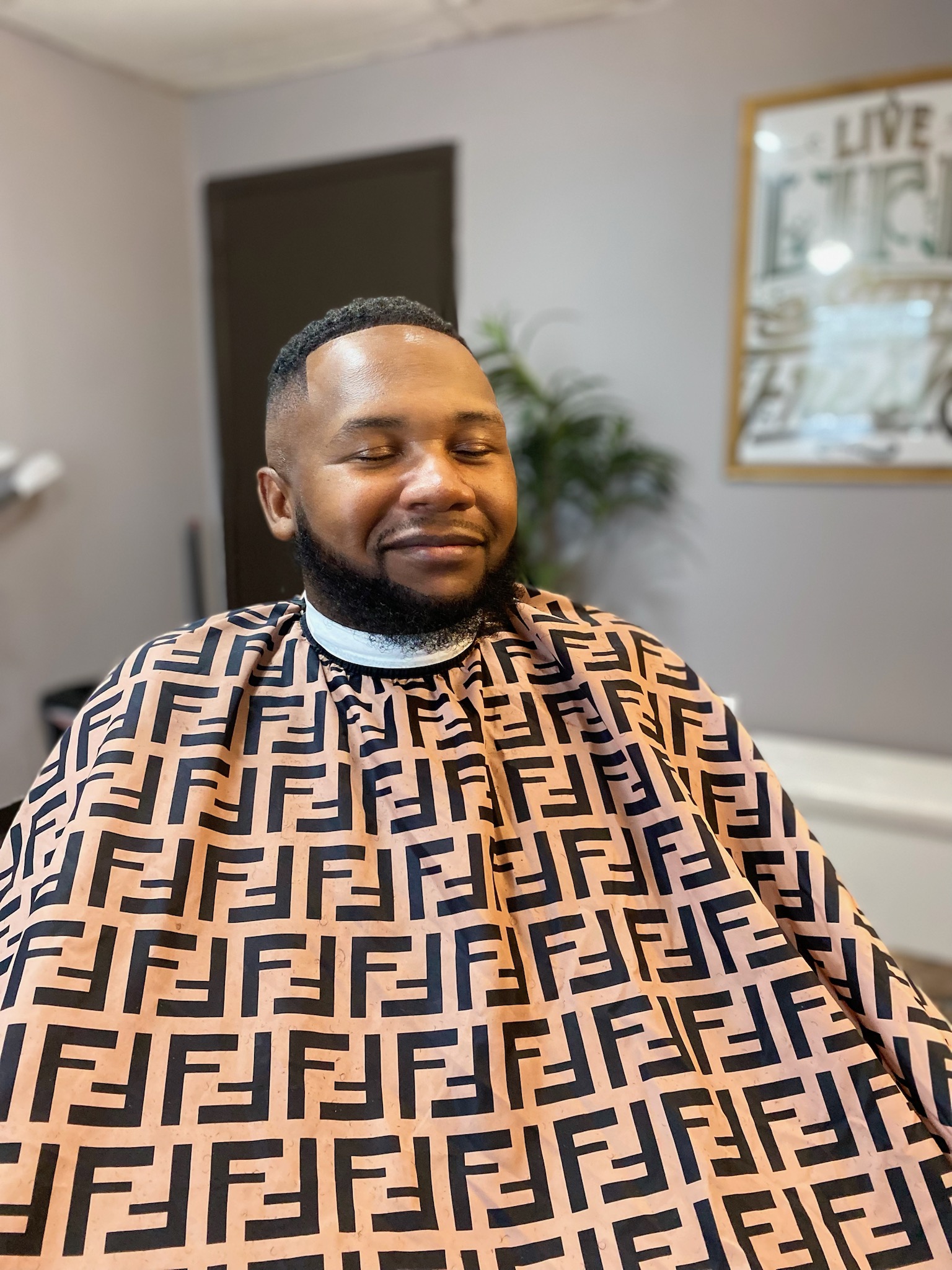 Urban lifestyle shot showing shop interior and apparel rack