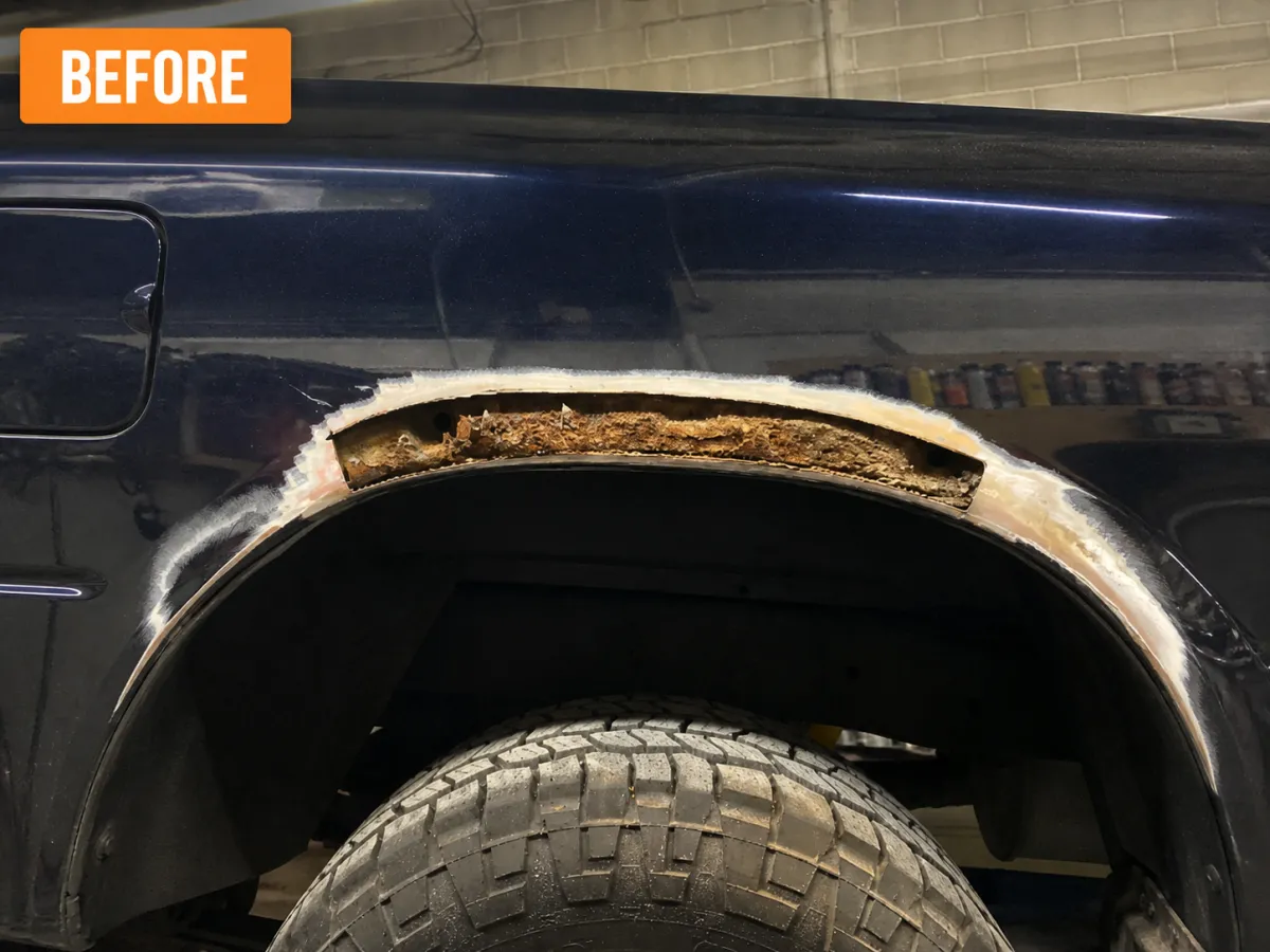 before collision repair rust damage West Babylon NY