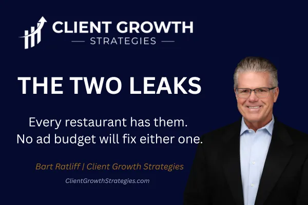 The Two Leaks Every Restaurant Has That No Ad Budget Will Ever Fix