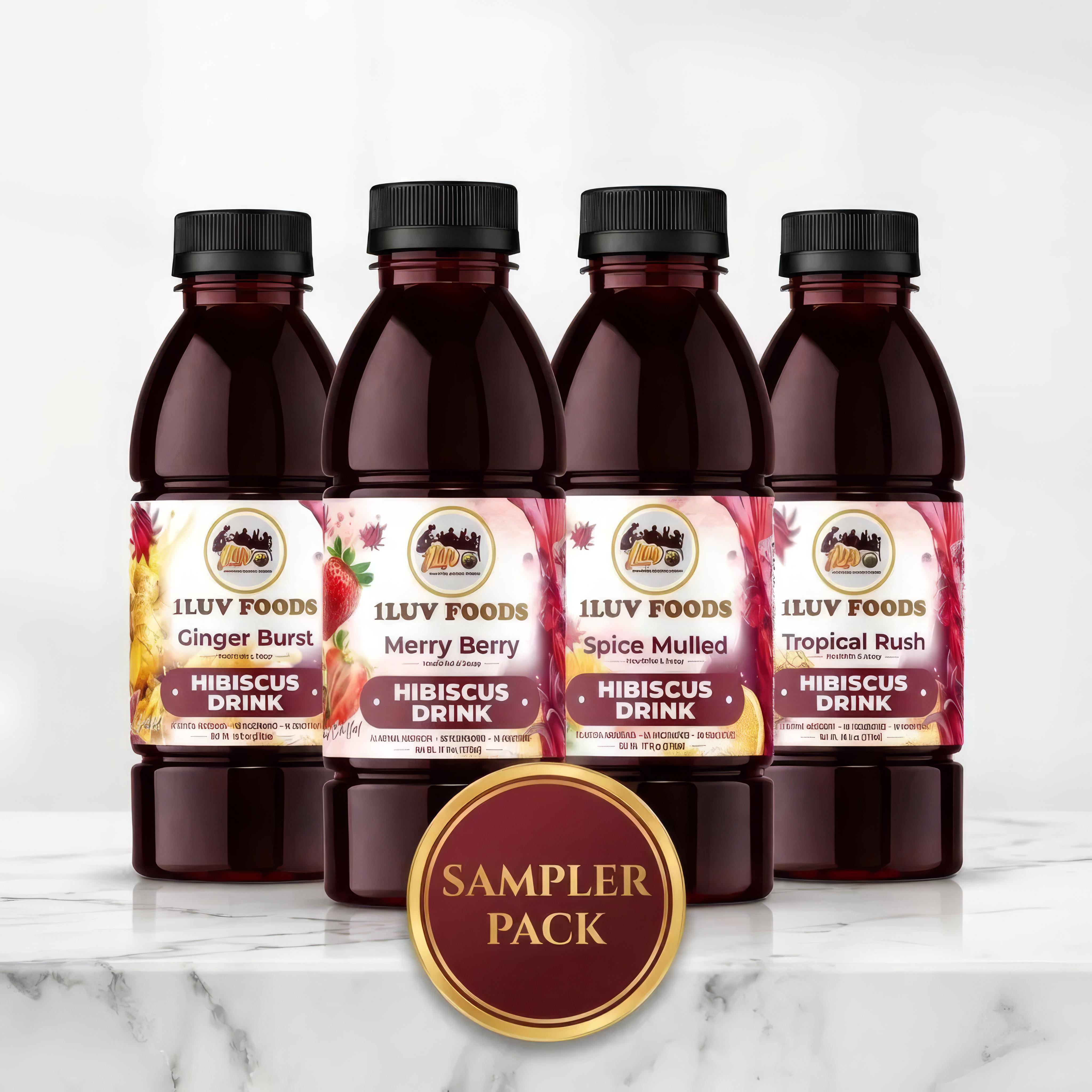 Signature hibiscus drink from 1 Luv Foods