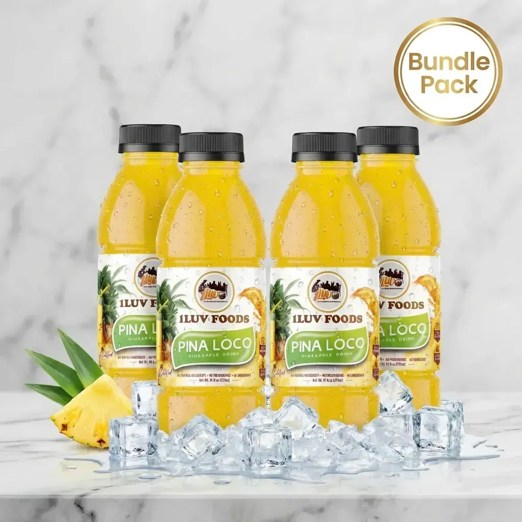 1Luv Foods hibiscus sampler pack with six assorted bottles