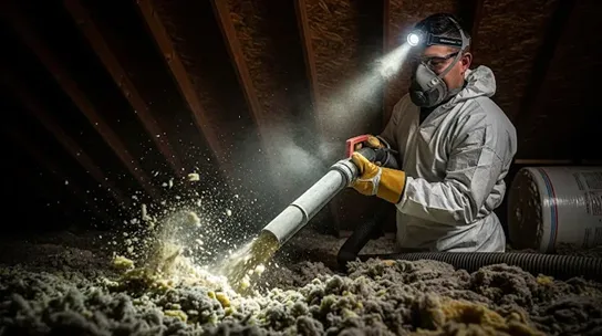 Blown-In Insulation (Fiberglass & Cellulose)