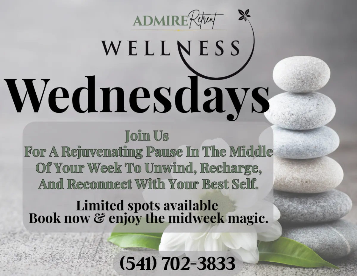 Join Us At Admire Retreat For Wellness Wednesdays