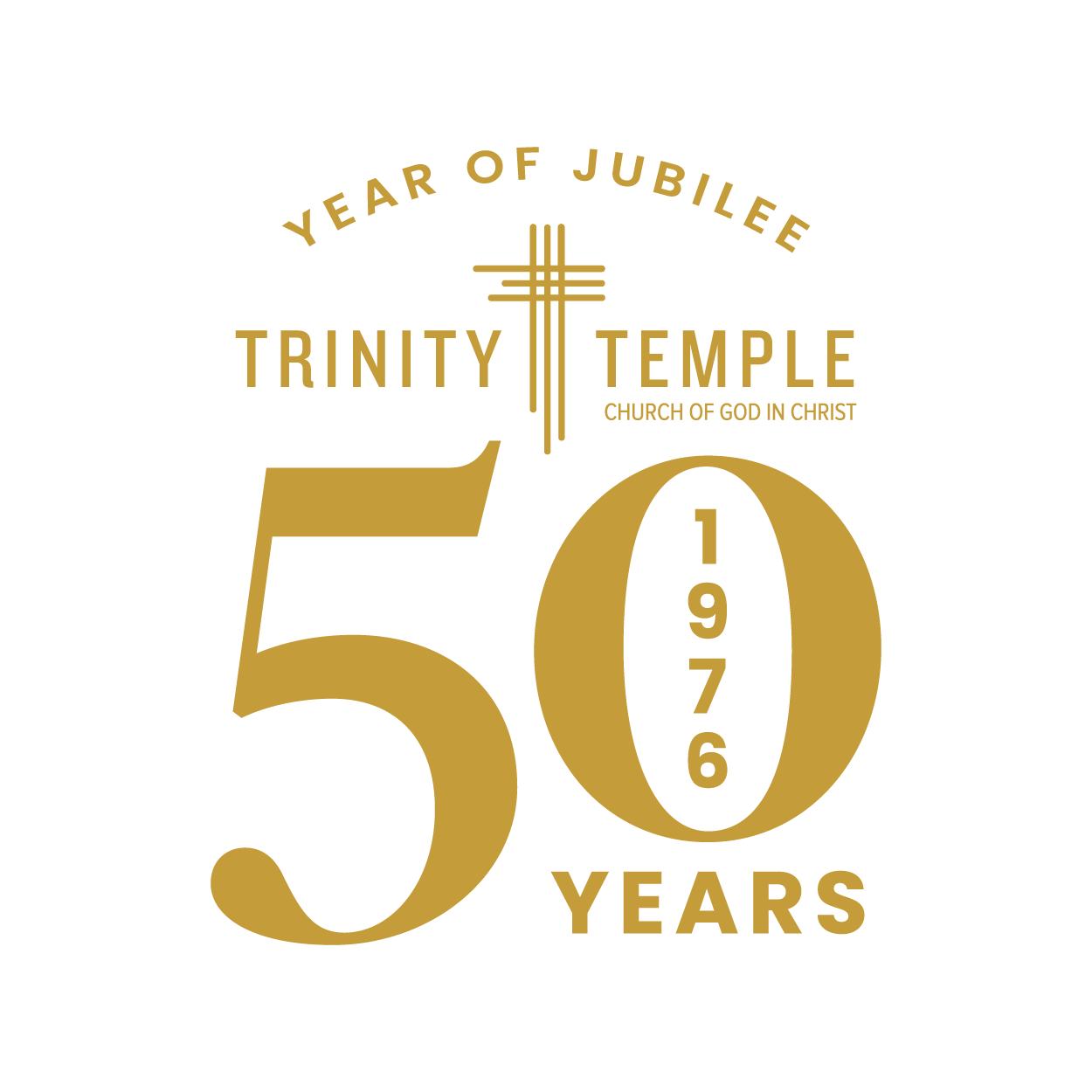 Trinity Temple 50th Anniversary Seal