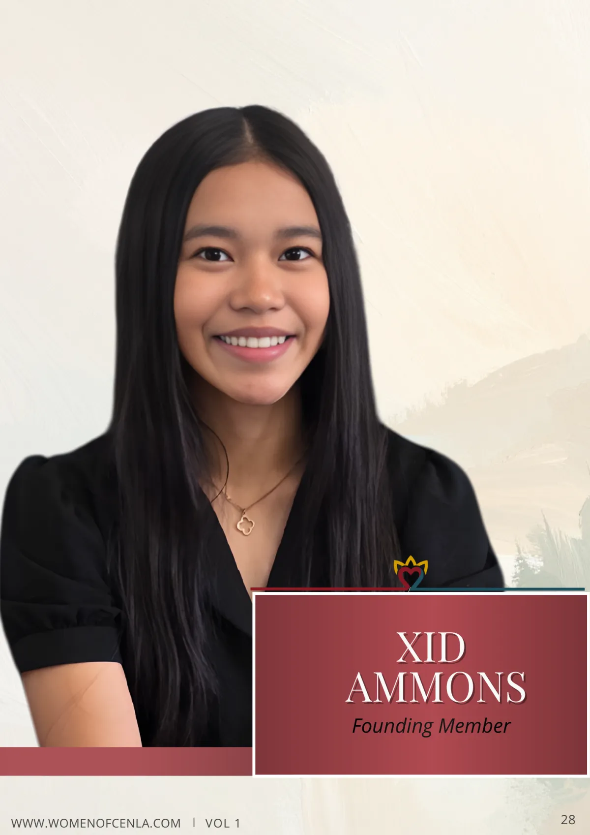 LumenRise Issue 02 magazine cover with soft editorial portrait and warm color accents.