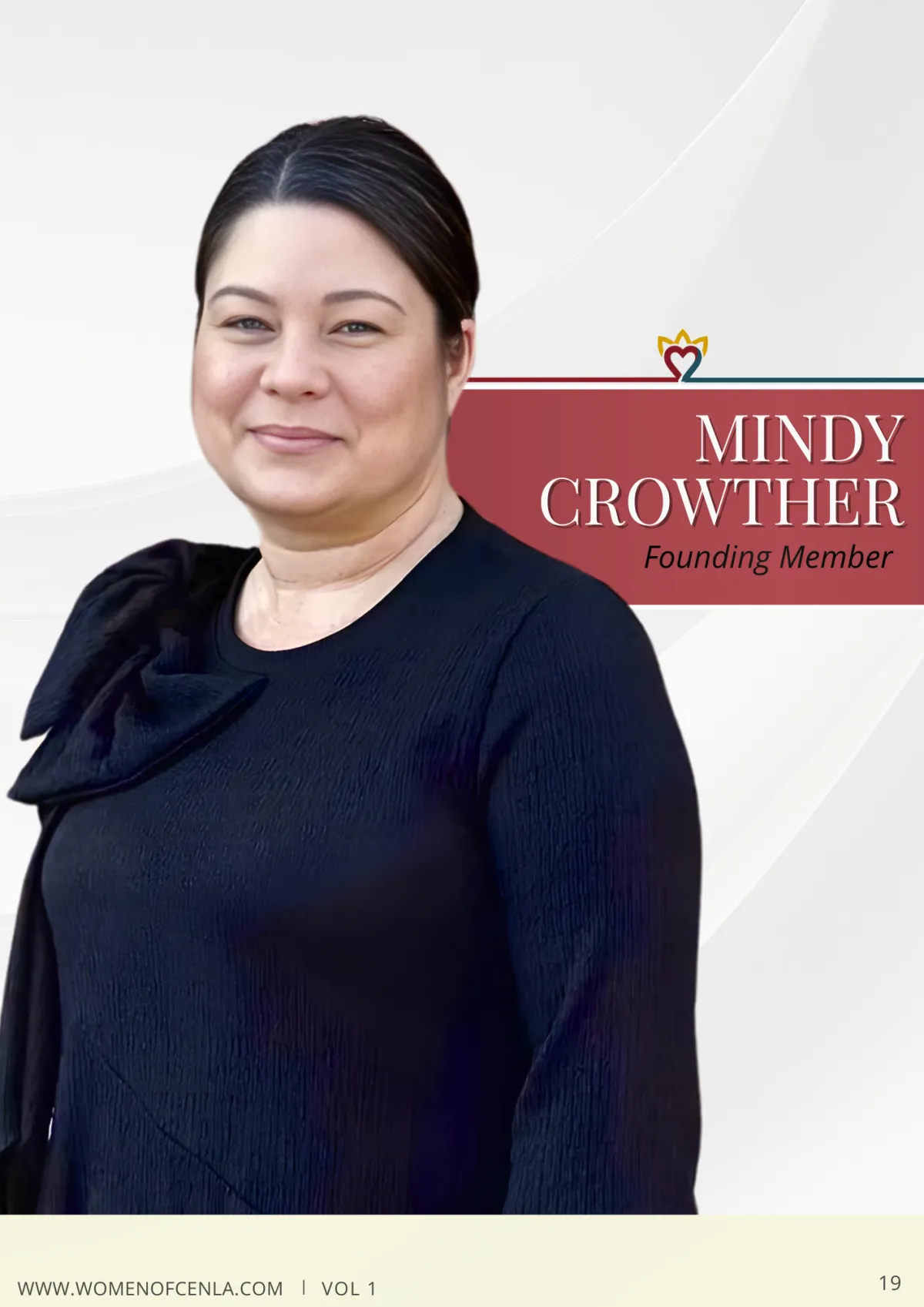 LumenRise Issue 01 magazine cover with bold typographic masthead and strong female portrait.