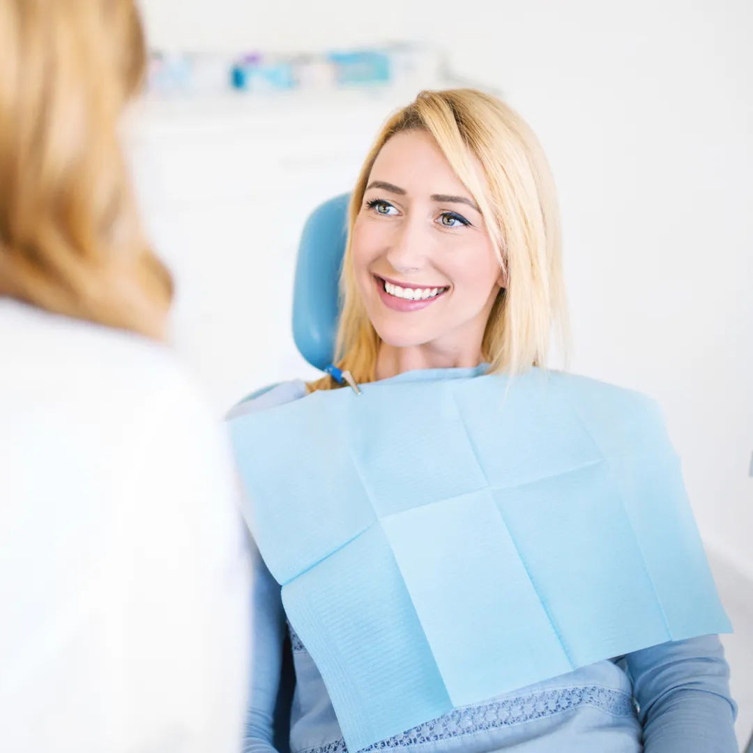 Middle aged Australian women after dental work
