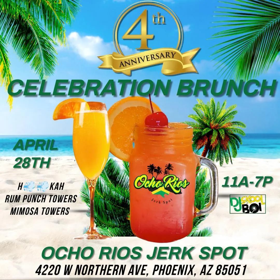 Brunch & Nightlife in Phoenix Ocho Rios Jerk Spot