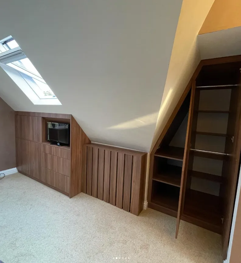 Bespoke Loft Angled Furniture Designed for Sloped & Awkward Spaces in Epping, London