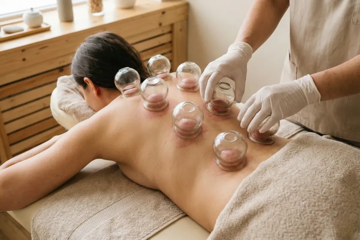 Ventosaterapia na Fisioforma Clínica de Fisioterapia em Itajaí