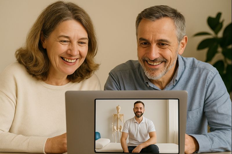 Telefisioterapia, mais uma comodidade da Fisioforma Clínica de Fisioterapia, em Itajaí