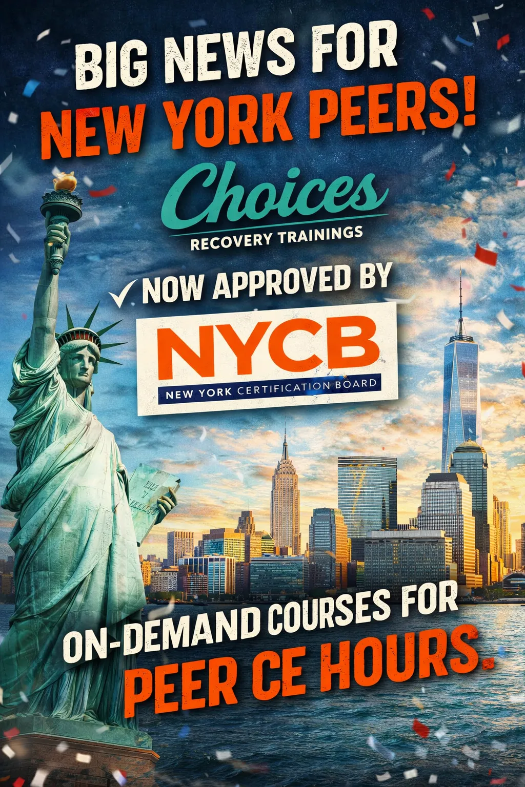 On demand courses for peer renewal