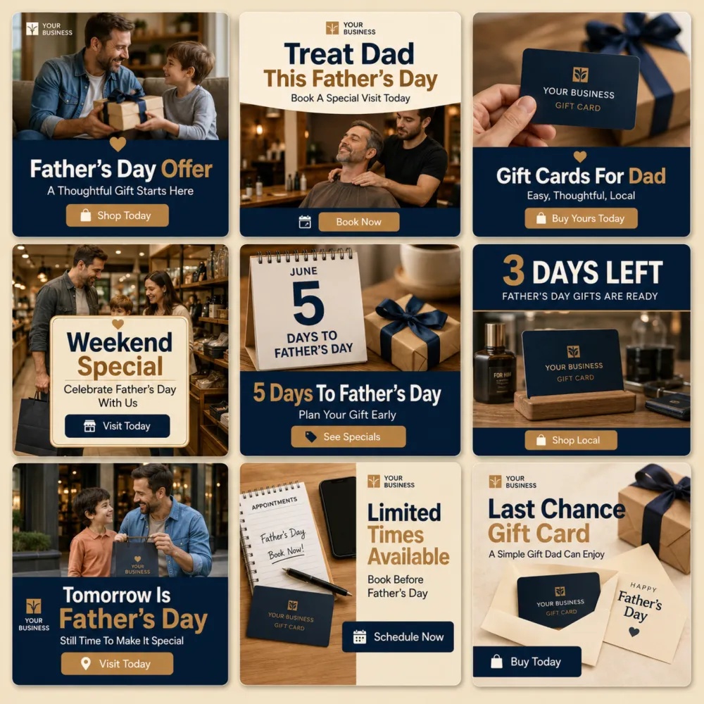 Local business owner working on marketing campaigns