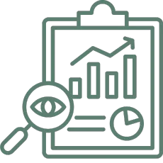 transparent reporting icon