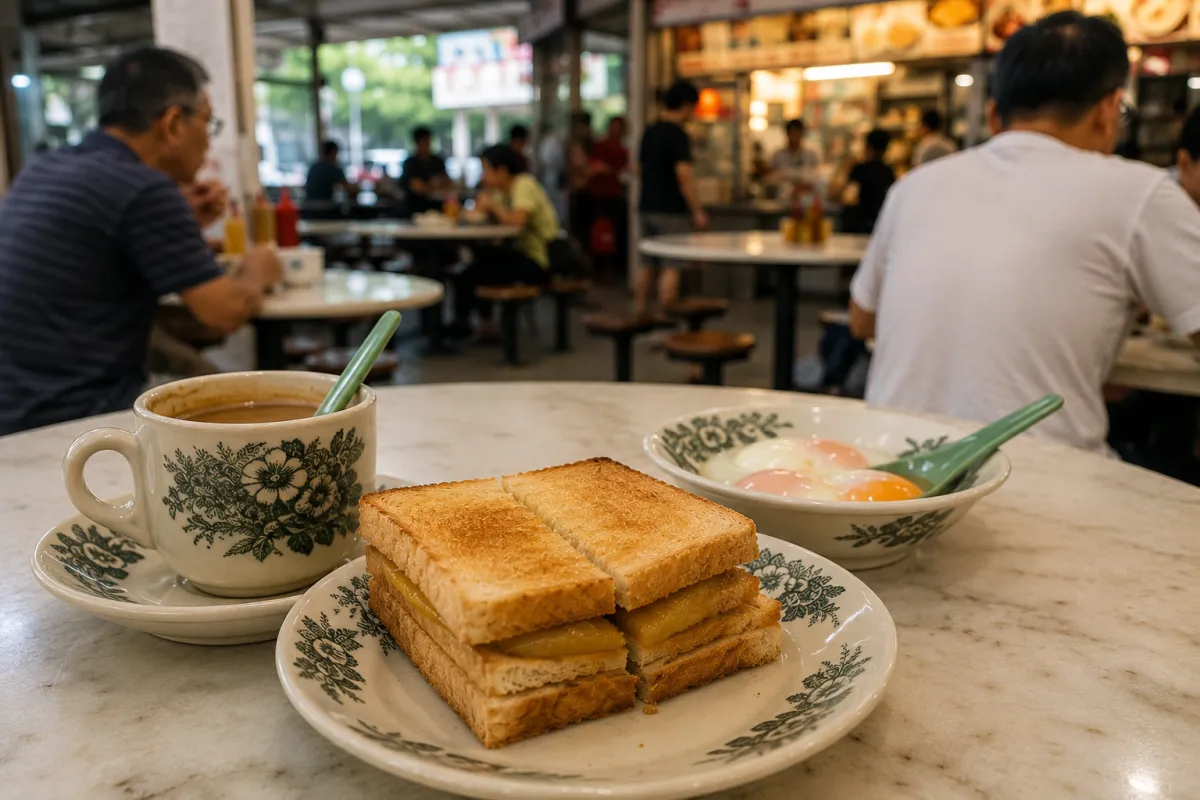 hawker centre breakfast set