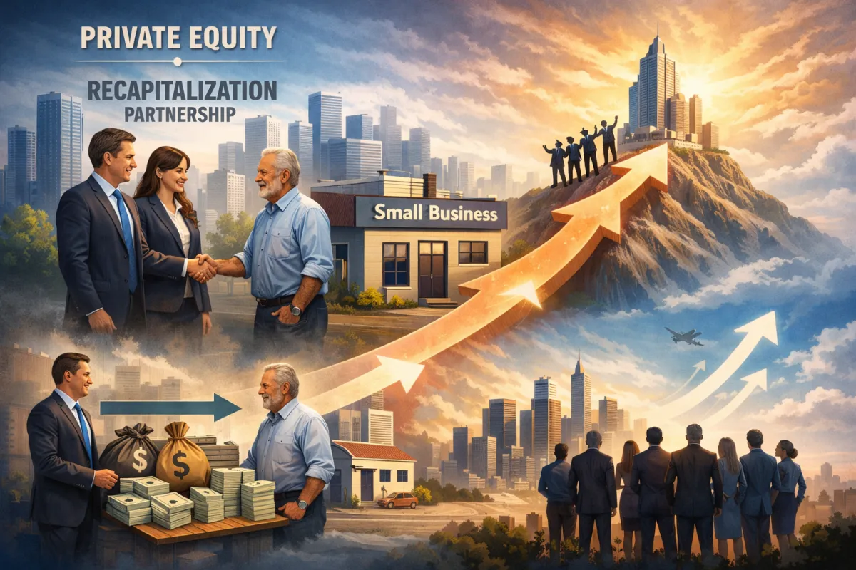 Doctor talking to mother and child at desk.