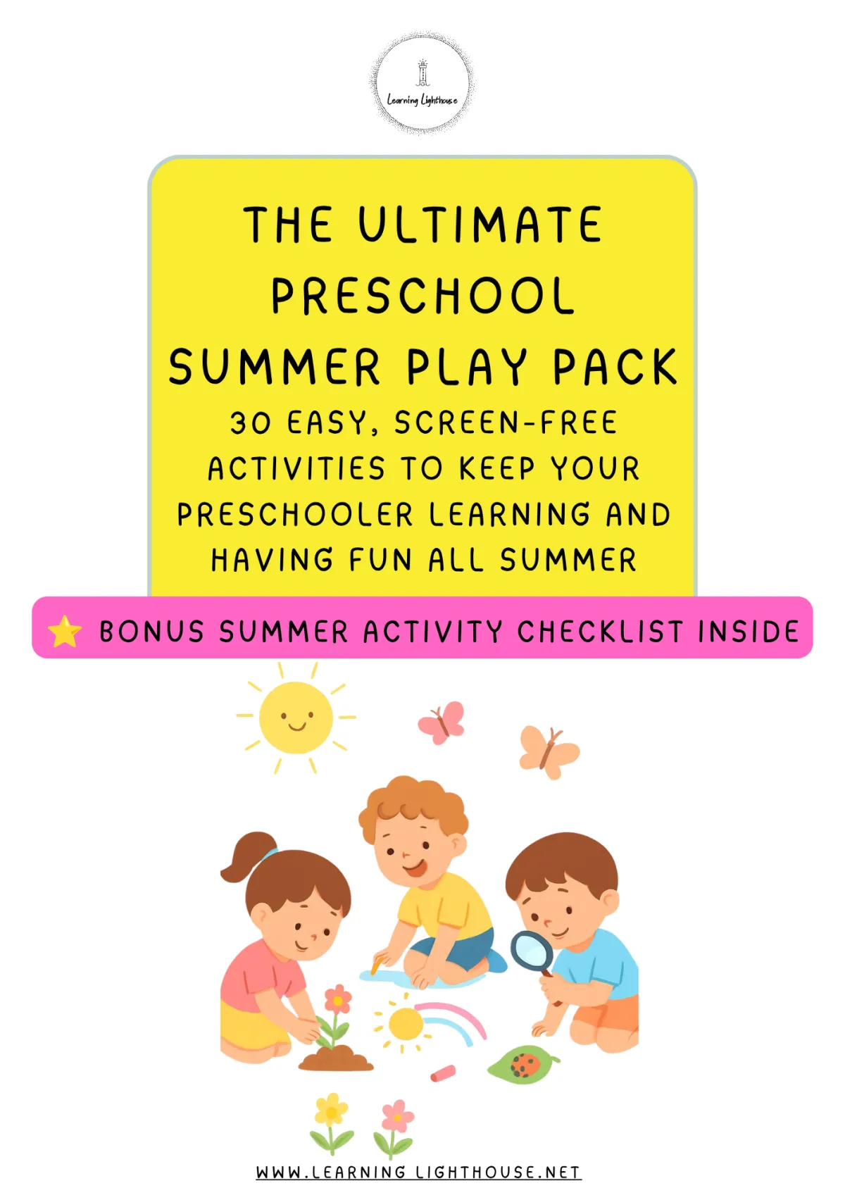 30 Free summer activities for preschoolers