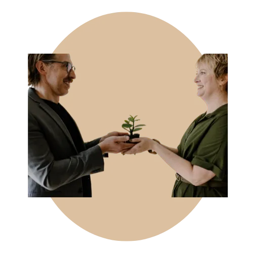 Jason & Elizabeth counseling in Roanoke, TX