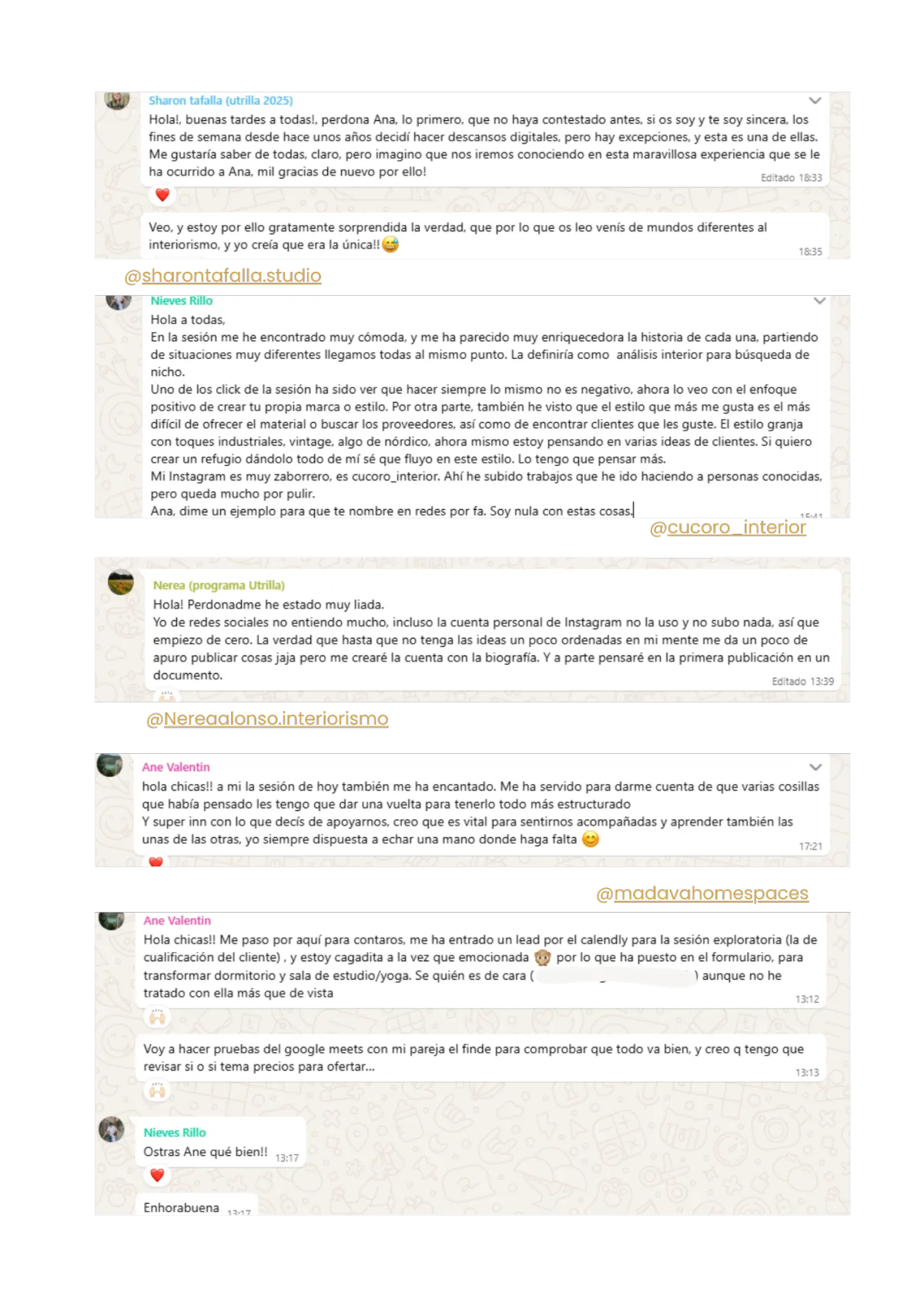 Testimonios utris primera edición programa UTRILLA