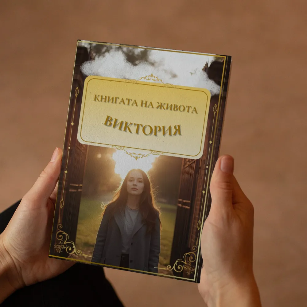 дете държи своята кнга на живота