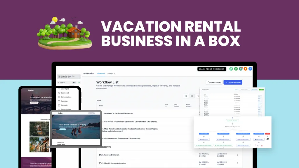 Epic Vacation Rental Manager and Owner Snapshot