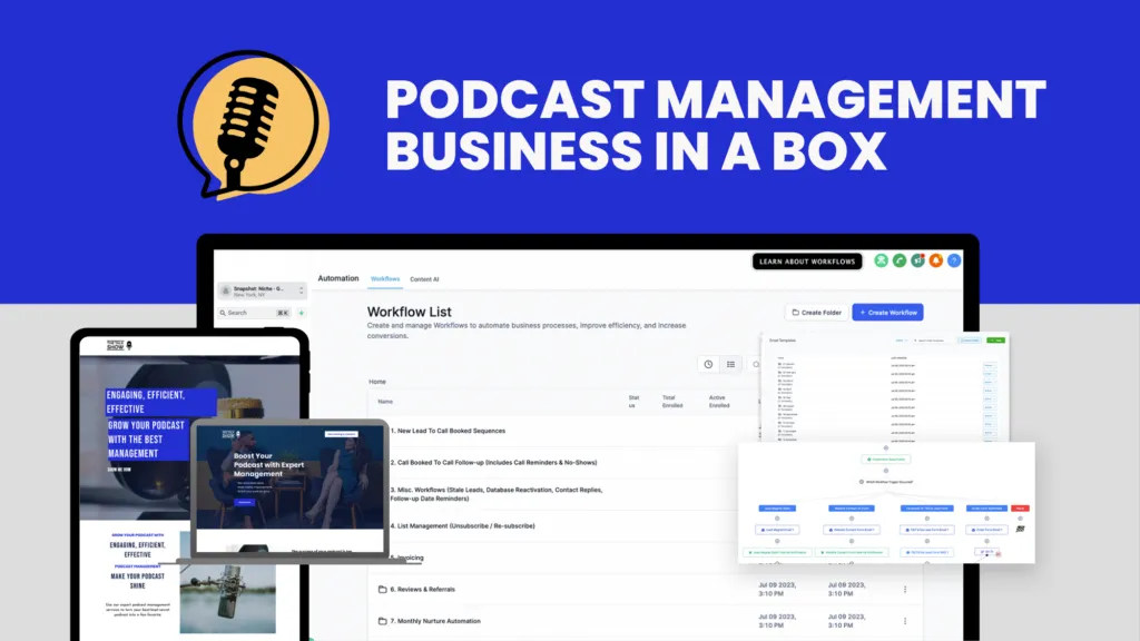 Epic Podcast Management Snapshot