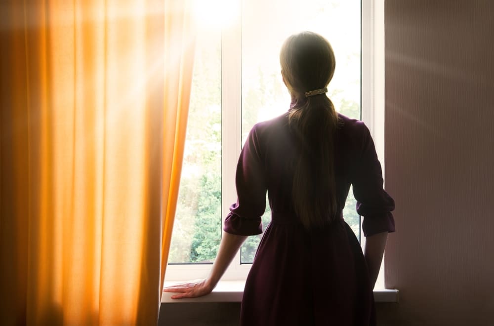 A Woman Holding her baby Illustration