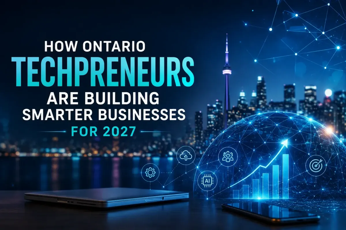 Ontario entrepreneur using technology, automation, AI, and digital business systems to grow a modern company