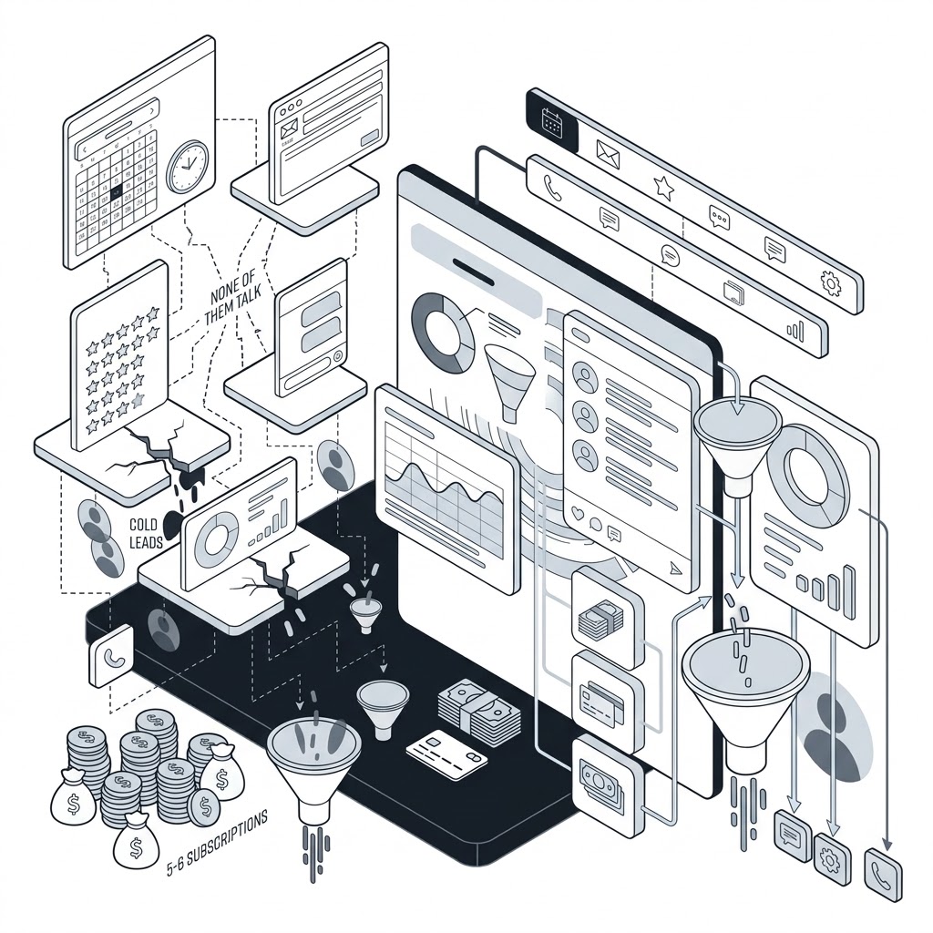 Software fragmentation problem illustration