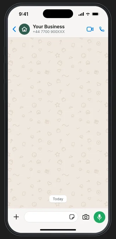 WhatsApp review request message