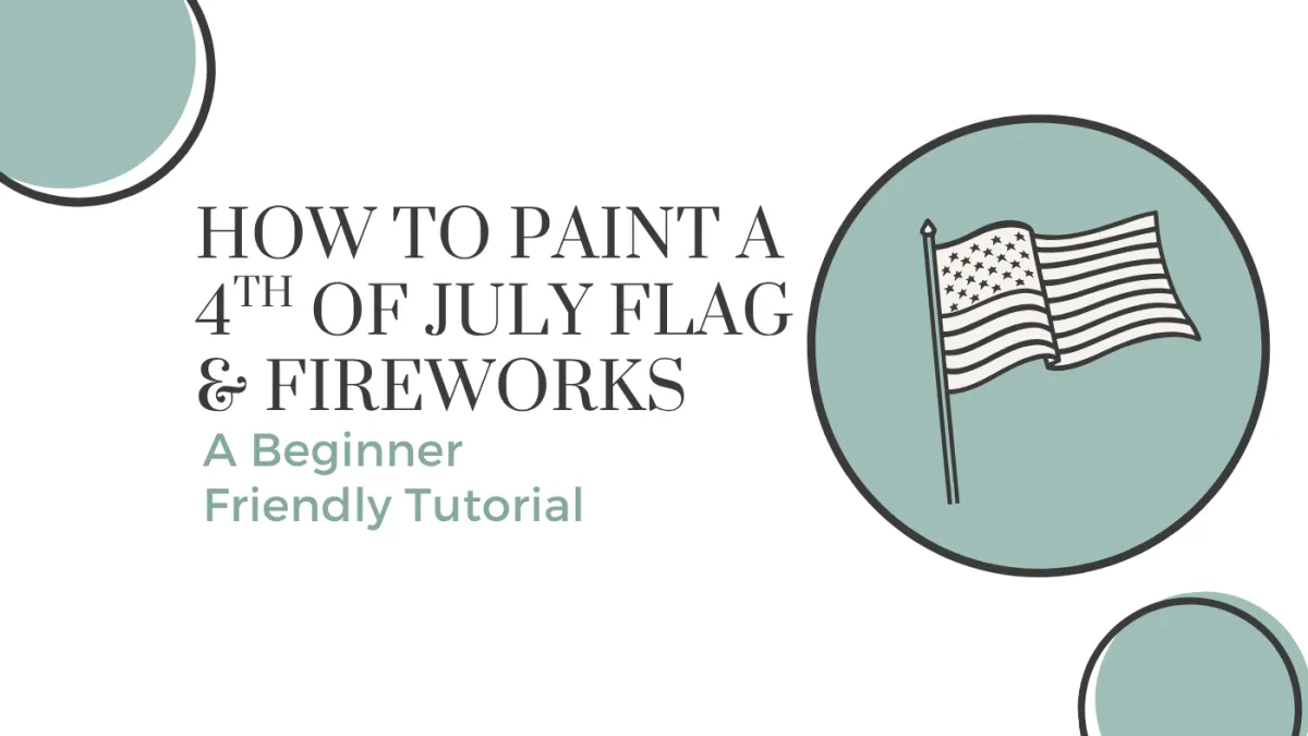 4th of July Watercolor Painting for Beginners