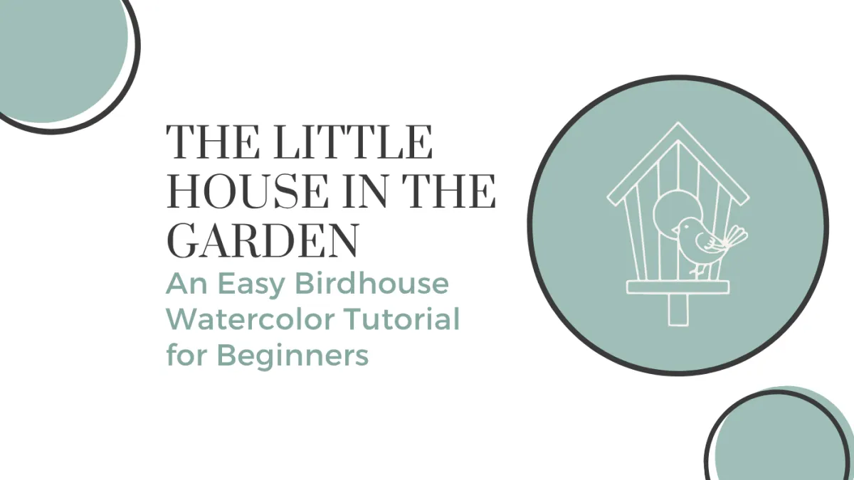 Easy Birdhouse Watercolor Tutorial for Beginners