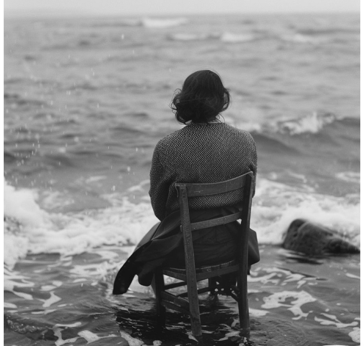 Person in water
