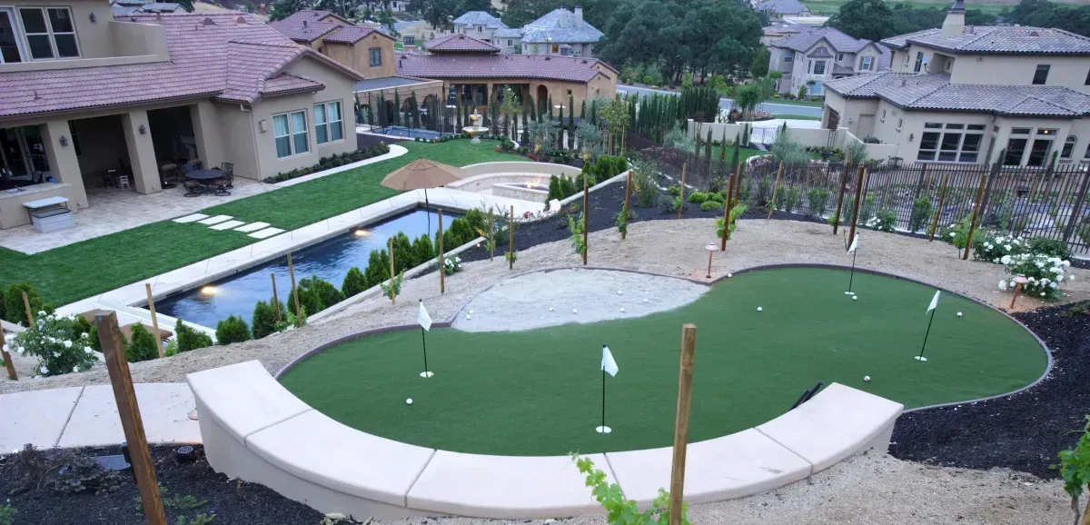 putting green installation