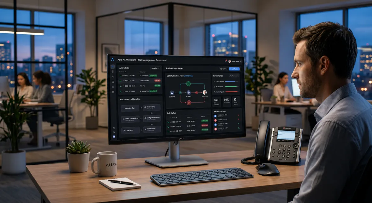 Missed phone calls and after-hours inquiries dashboard