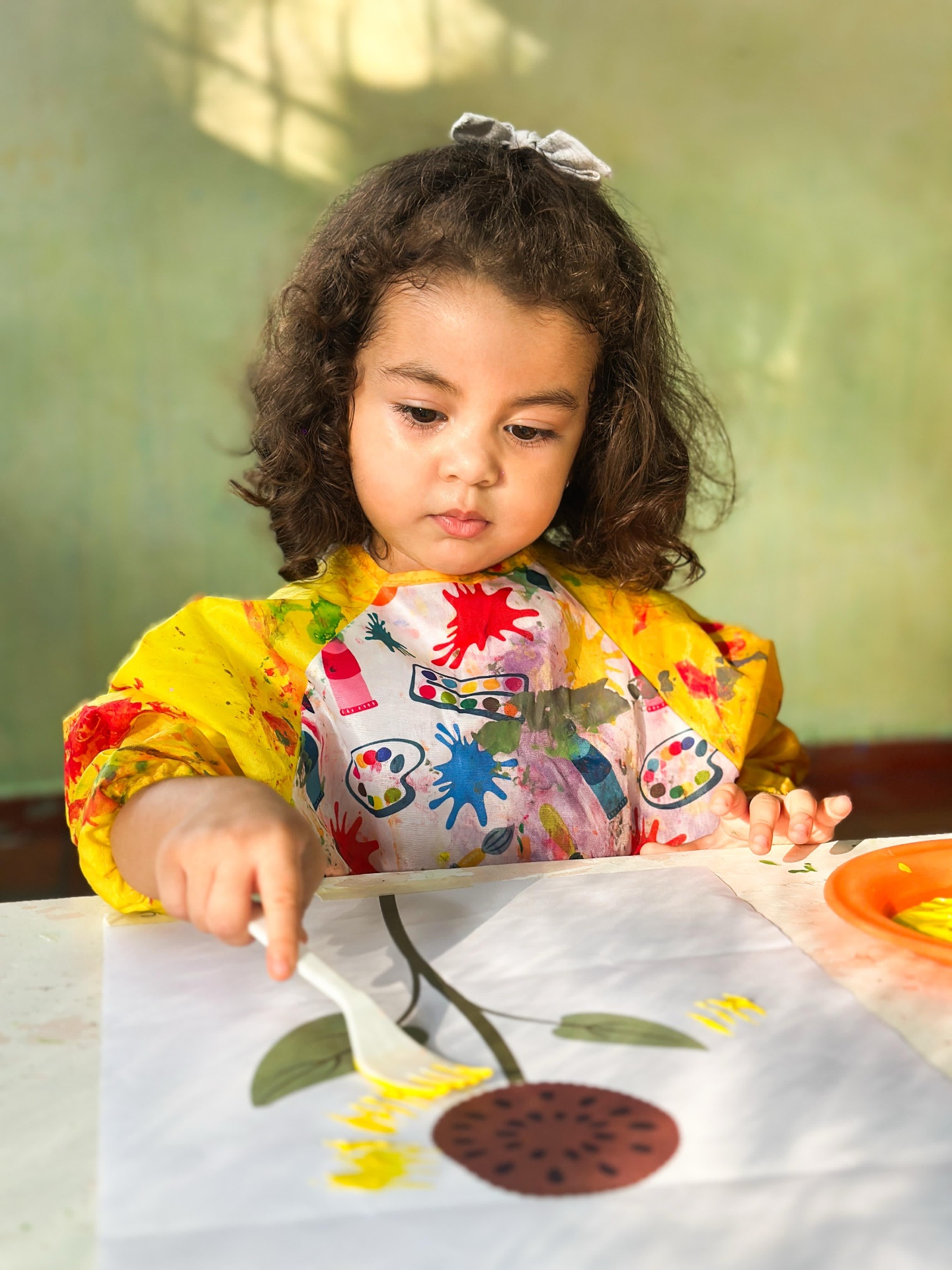 Niña sonriendo