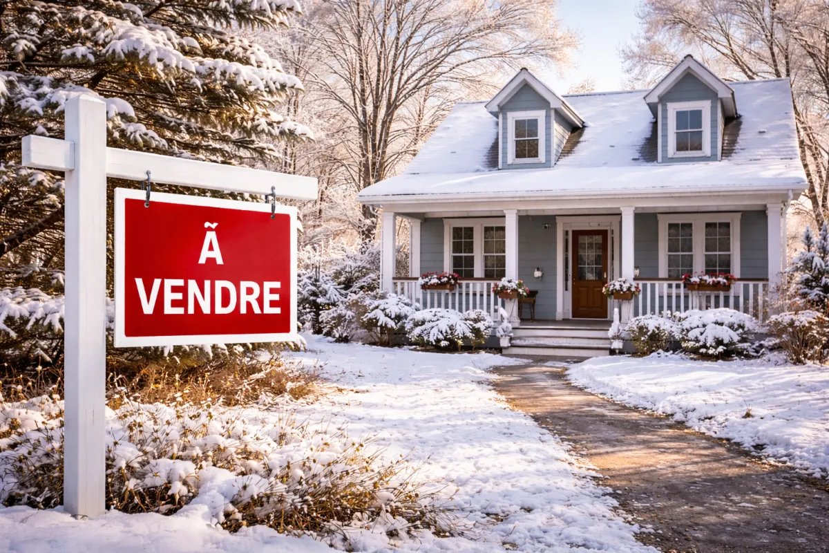 Maison à vendre au Printemps au Québec