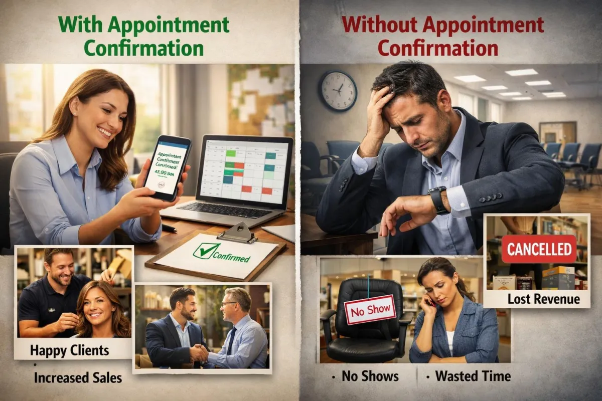 Automated appointment reminder flow